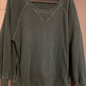 Green Pullover Sweatshirt